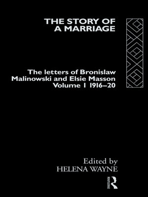 cover image of The Story of a Marriage--Vol 1
